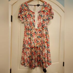 Torrid Flutter Sleeve Mini Dress Size 0